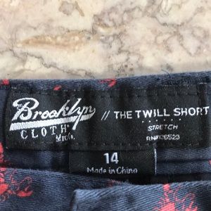 Brooklyn Industries Bottoms - Brooklyn Cloth lobster shorts Brooklyn Industries Bottoms - Brooklyn Cloth lobster shorts
